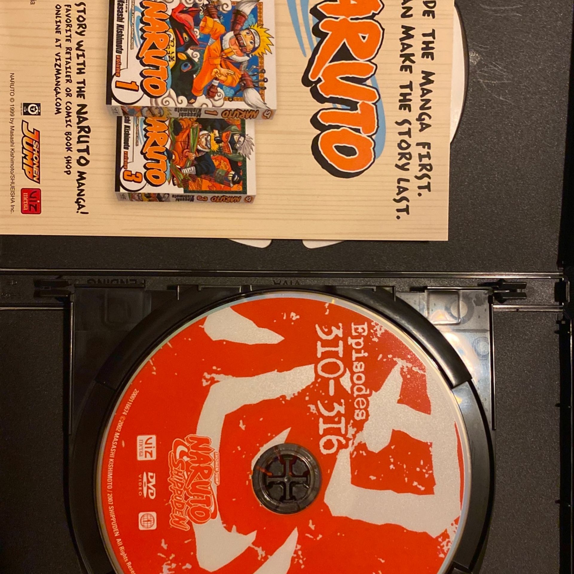 NARUTO SHIPPUDEN (24&25) 4 DISCS SET