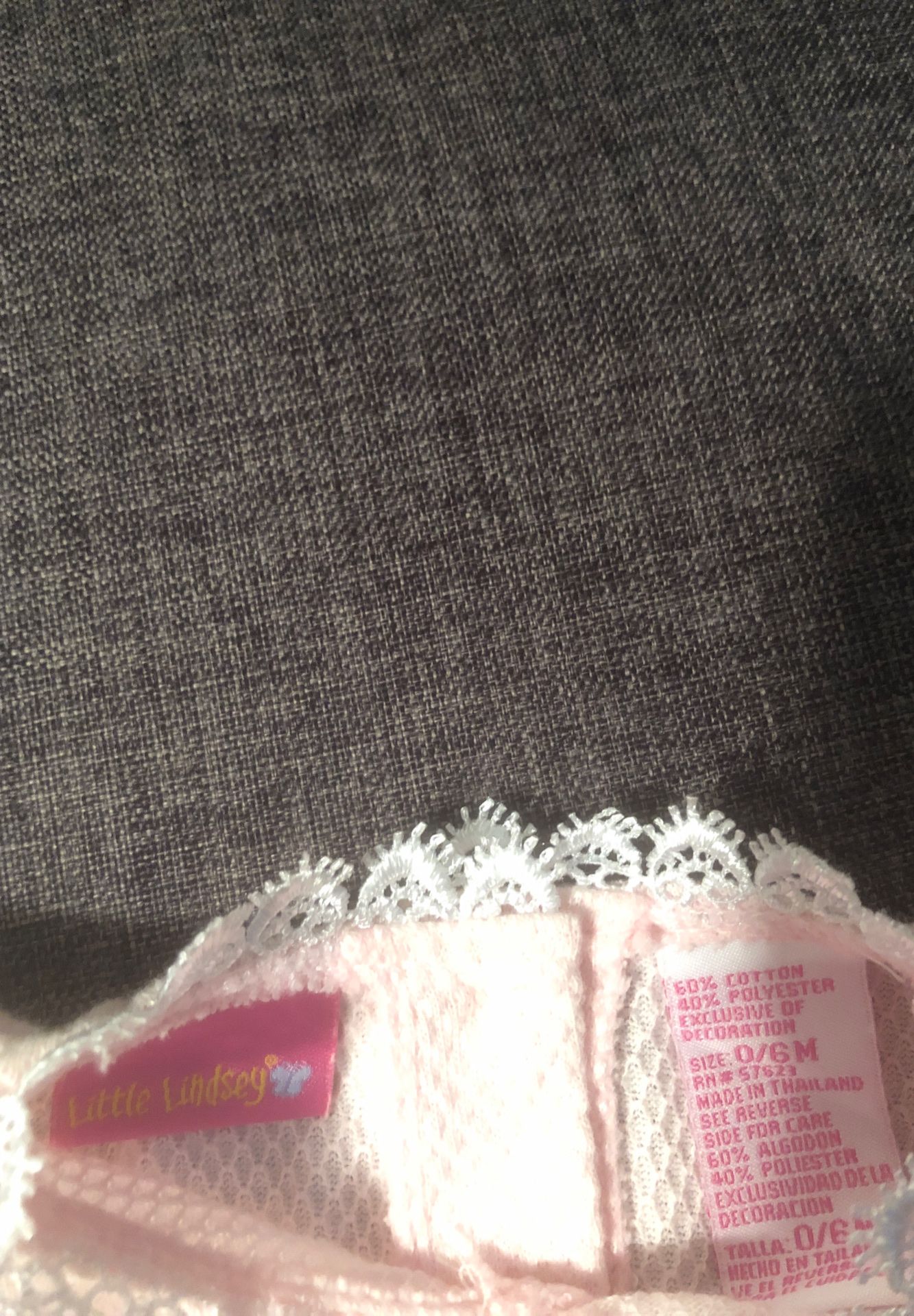 Little Lindsey Pink Dress - 0-6 Months