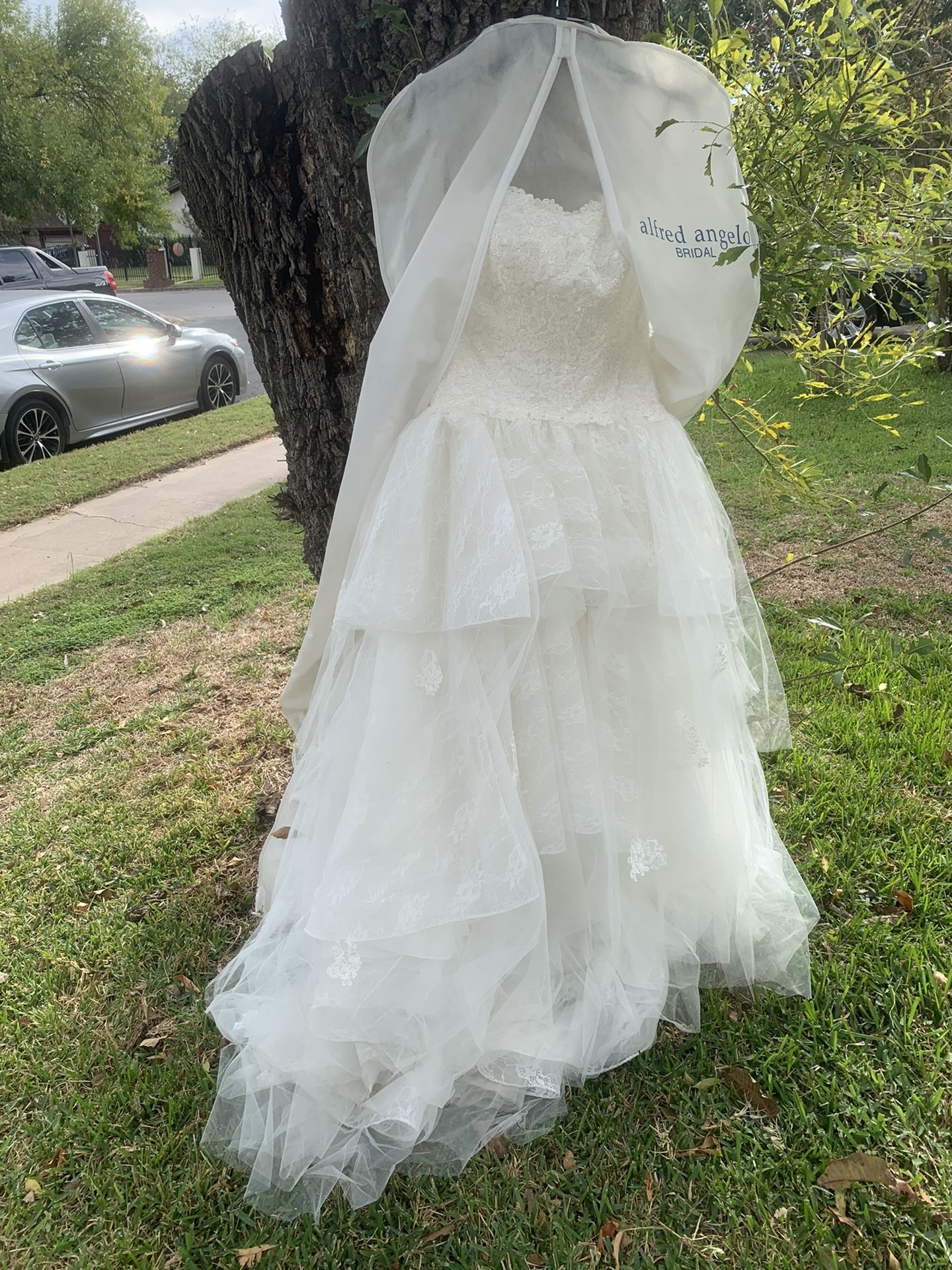 Beautiful High/Low Wedding Dress