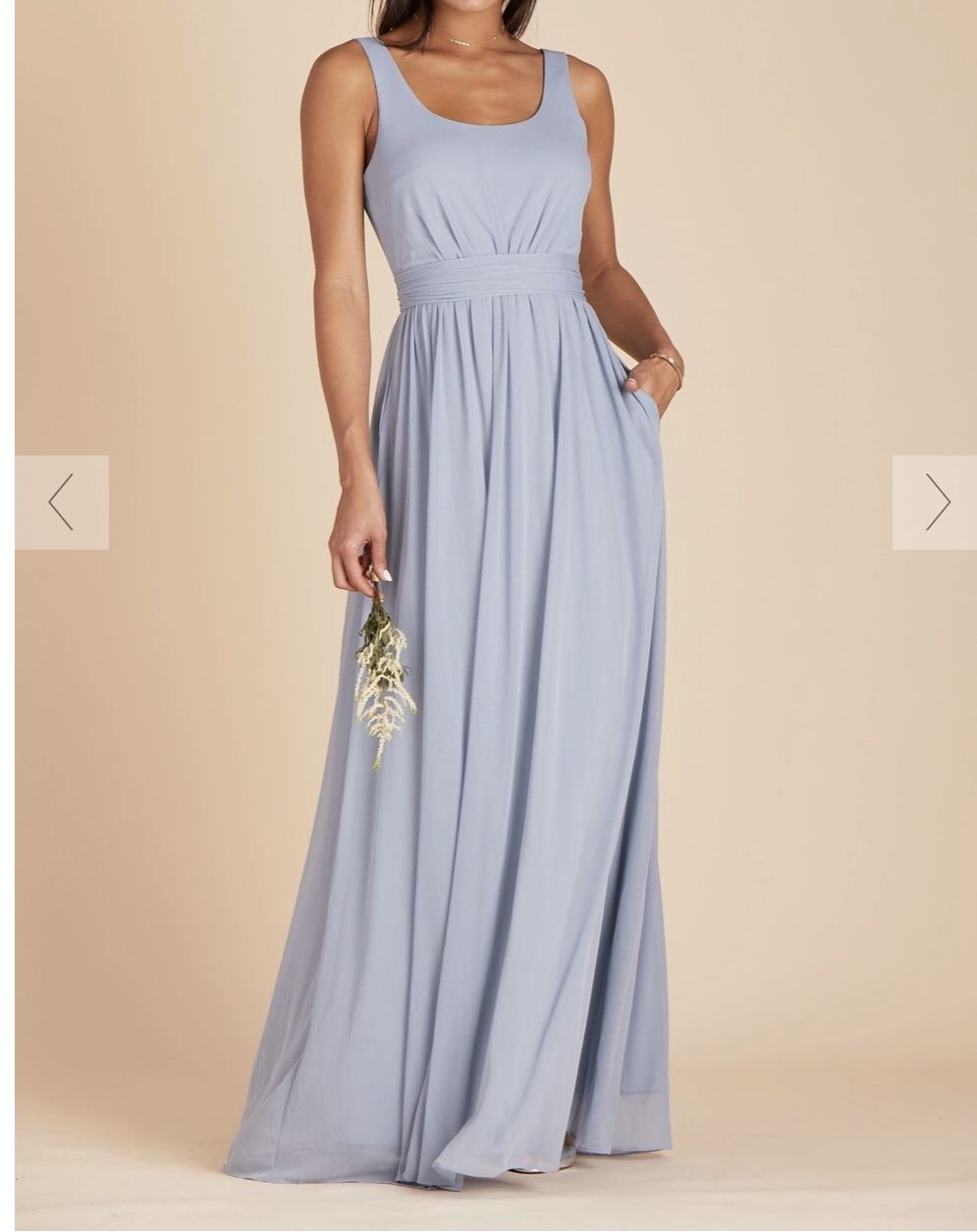 New Birdy Grey Bridesmaid Dress - Dusty Blue - Size Small