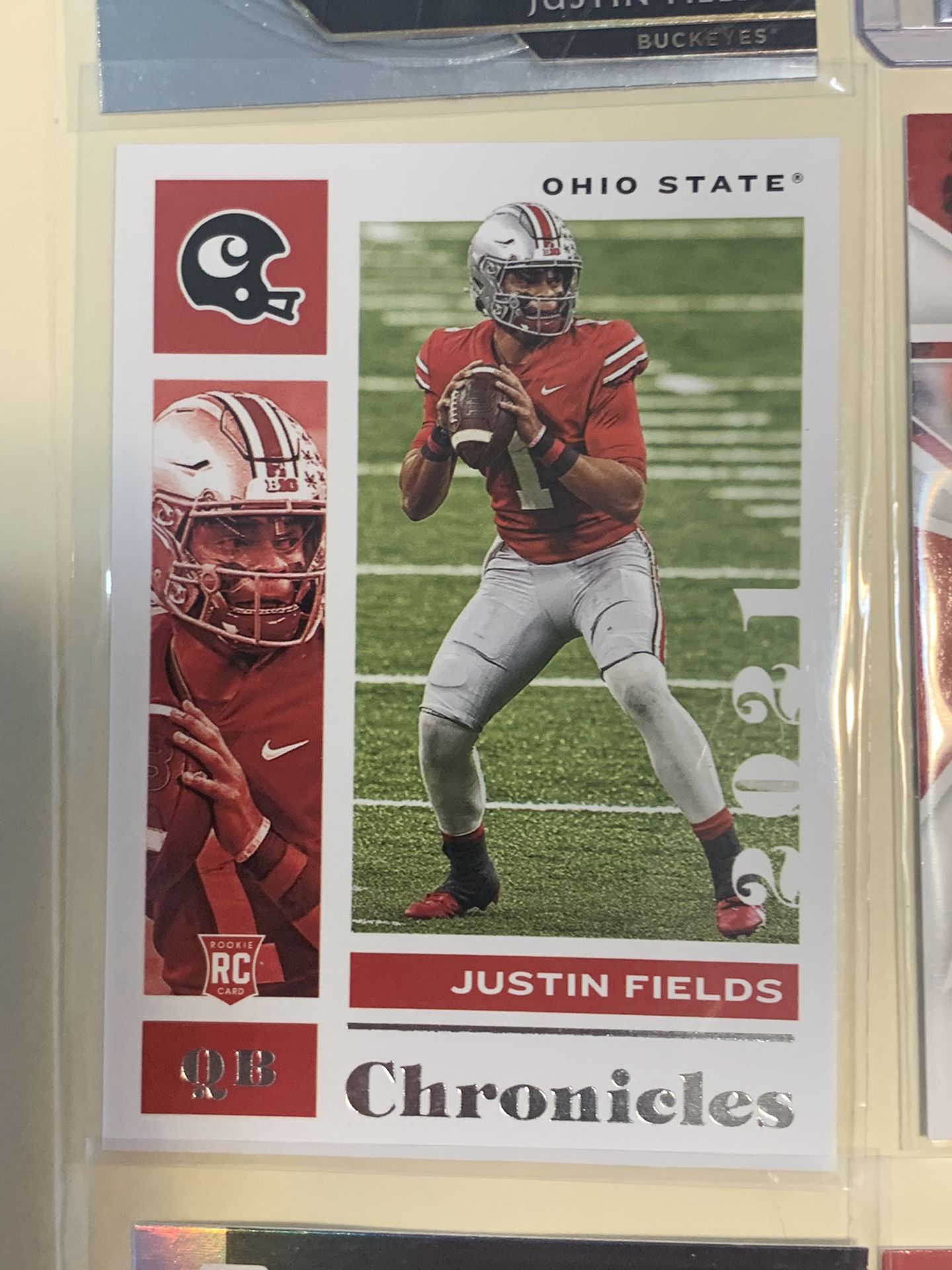 2021 Panini Justin Fields Lot of 9 Cards Ohio State/Chicago