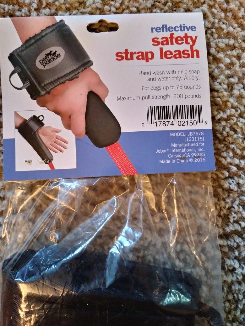 Pet Parade Reflective Safety Strap Leash. Dog leash. Correa para perro