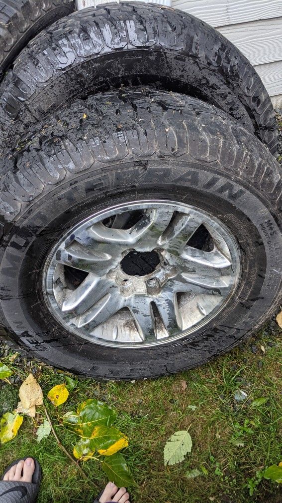 Studded Mud Terrain Tires and Rims