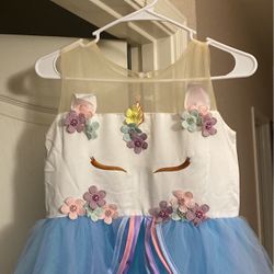Unicorn Dress Size 11-12  Thumbnail