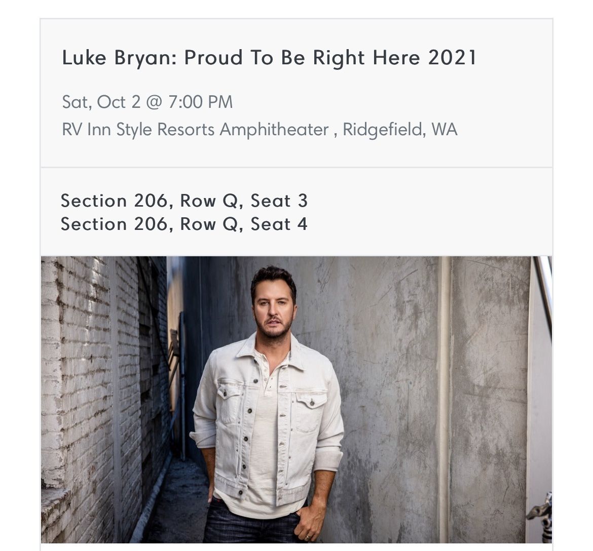 Luke Bryan Tickets