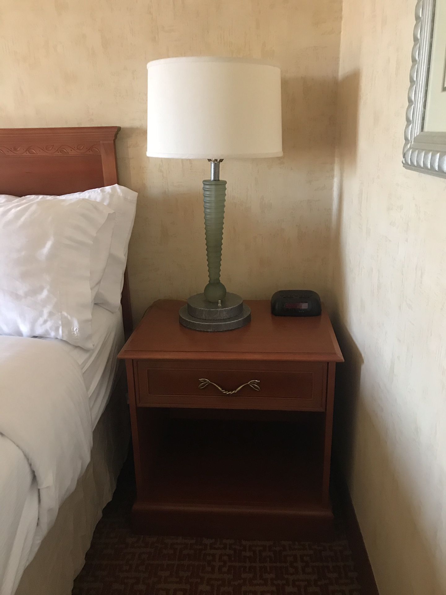 High End Solid Wood Nightstand Bedroom Furniture by Kimball Hospitality