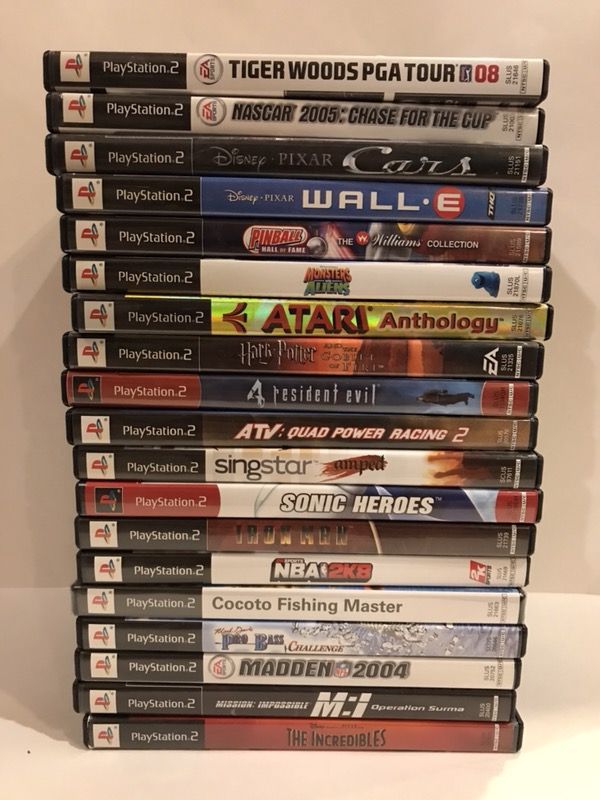 Ps2 game bundle (19 games)