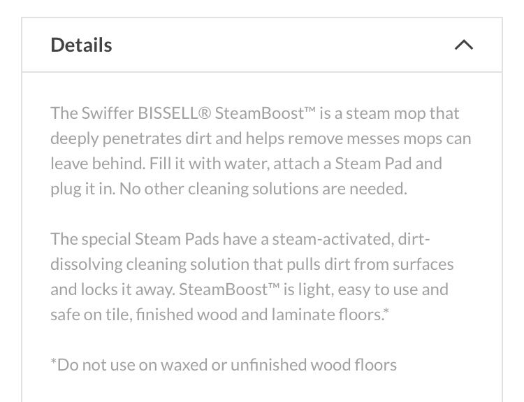 Bissell Steam Swifter