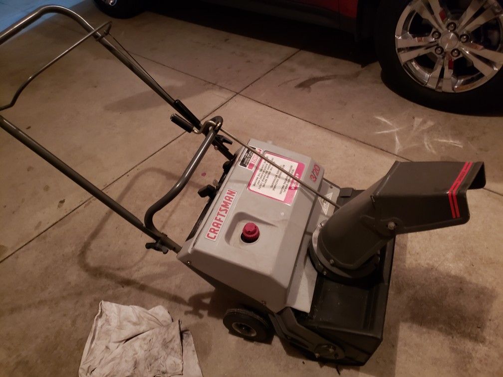 Craftsman snow blower 3/20 for Sale in Mishawaka, IN OfferUp