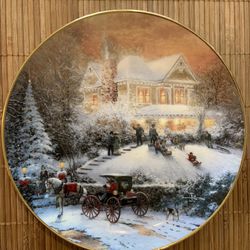 Thomas Kinkade Collectors Plate: All Friends Are Welcome Thumbnail