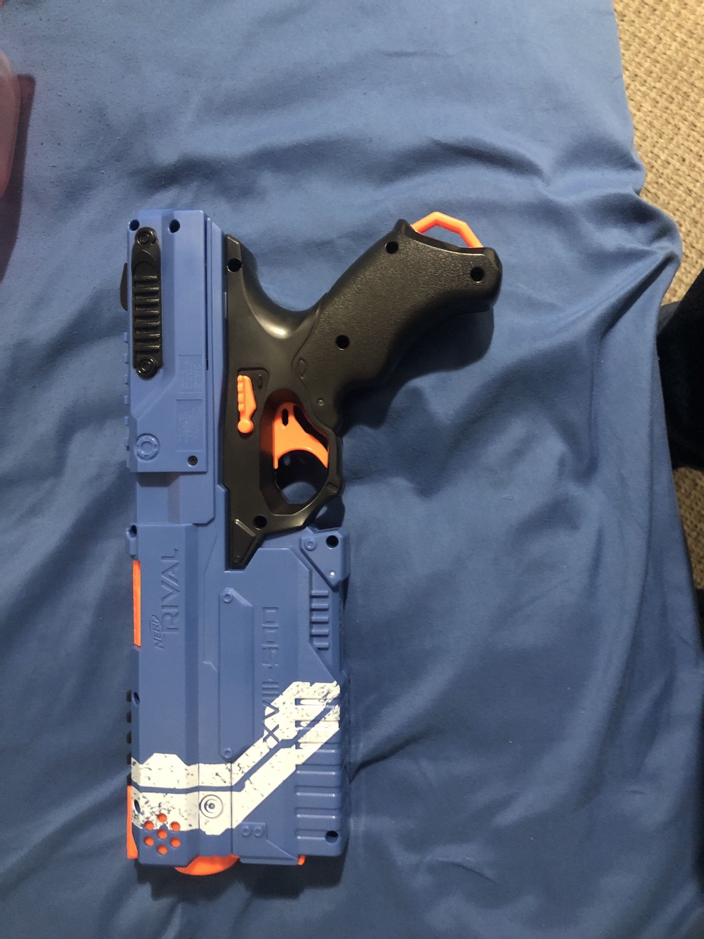 Modified Nerf Rival Kronos Blue Blaster