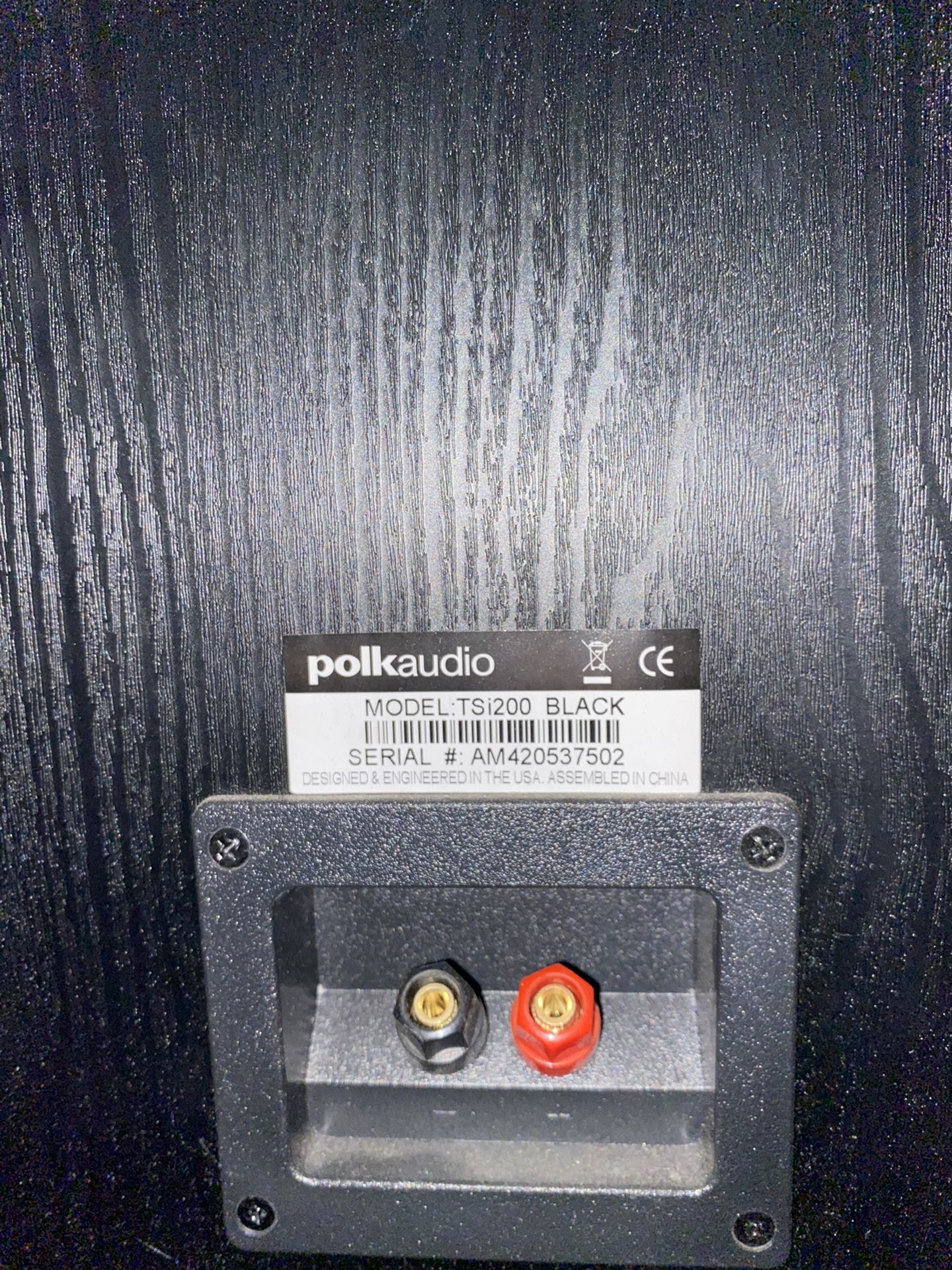 POLK AUDIO BOOK SHELF SPEAKERS $99