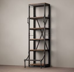Restoration Hardware French Library, French Library Single Shelving