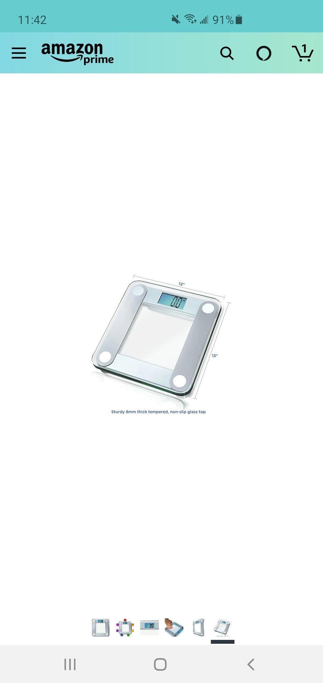 Bathroom scale w/ box