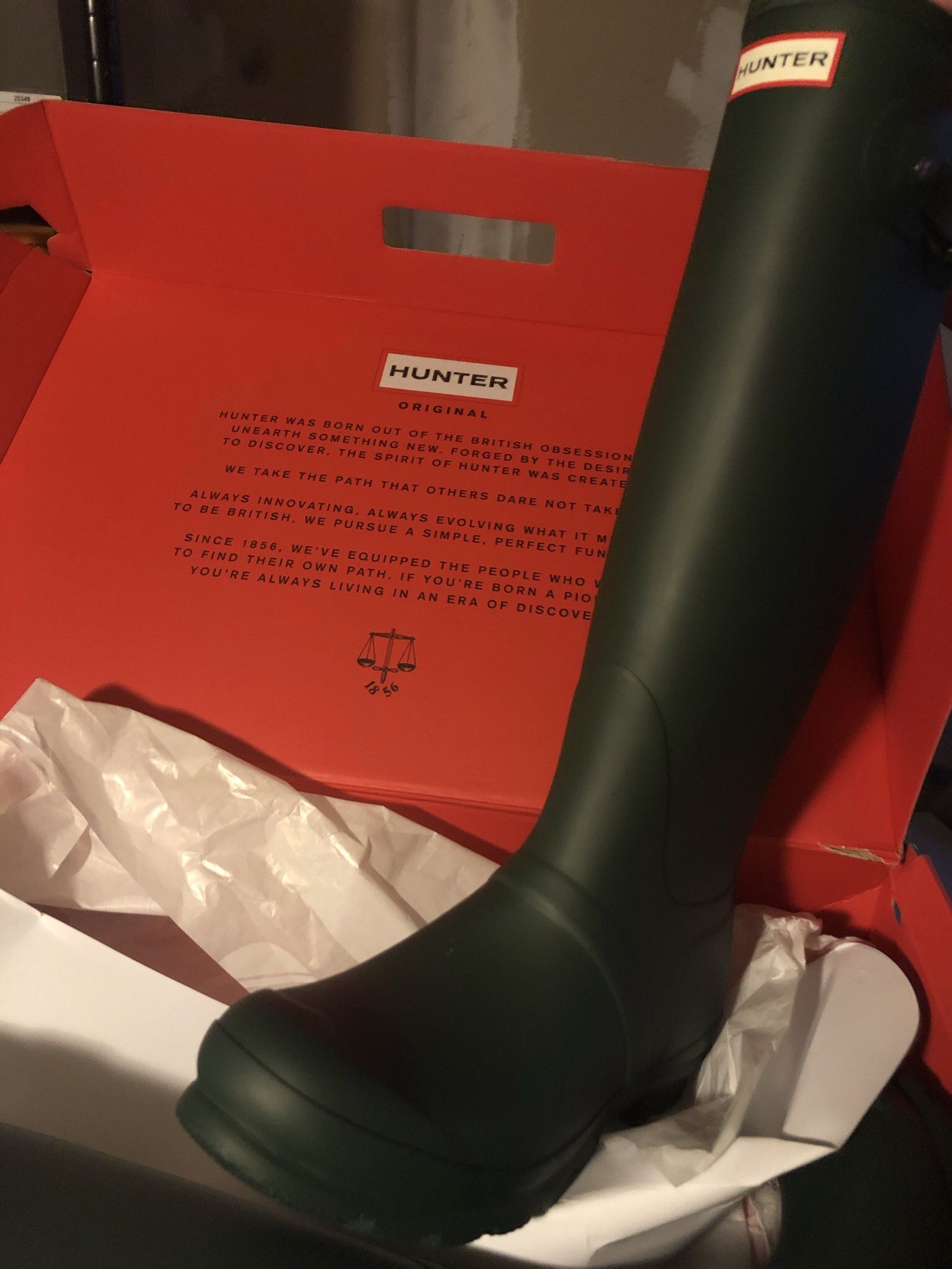Hunter Raining Boots Size 8