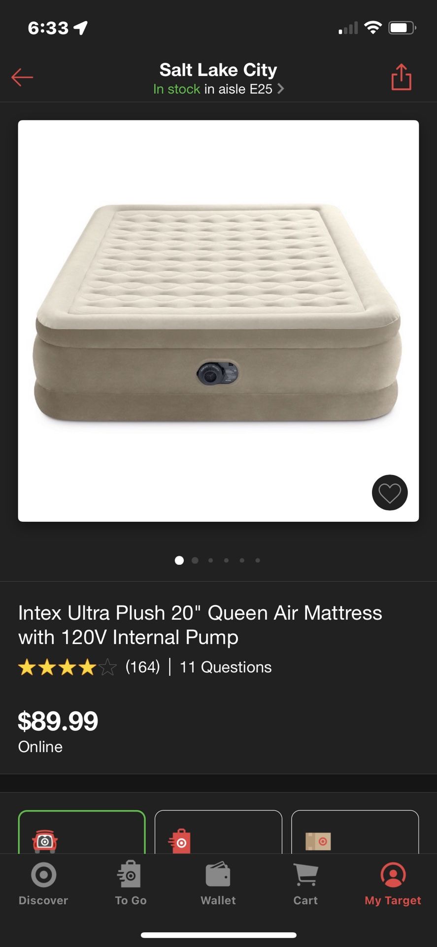 Air Mattress Brand New Box Sealed