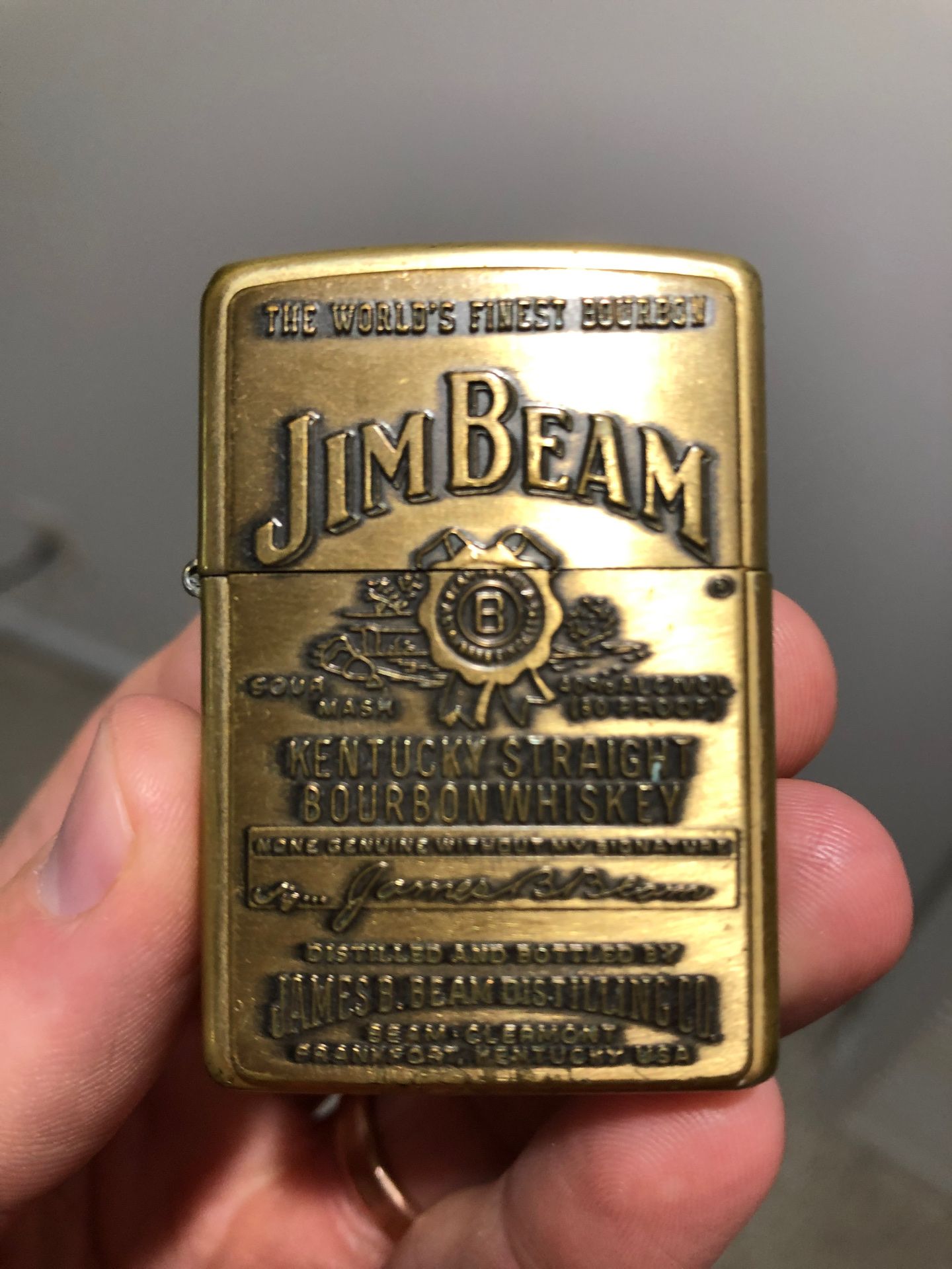 Jim Beam Zippo Lighter - collectable