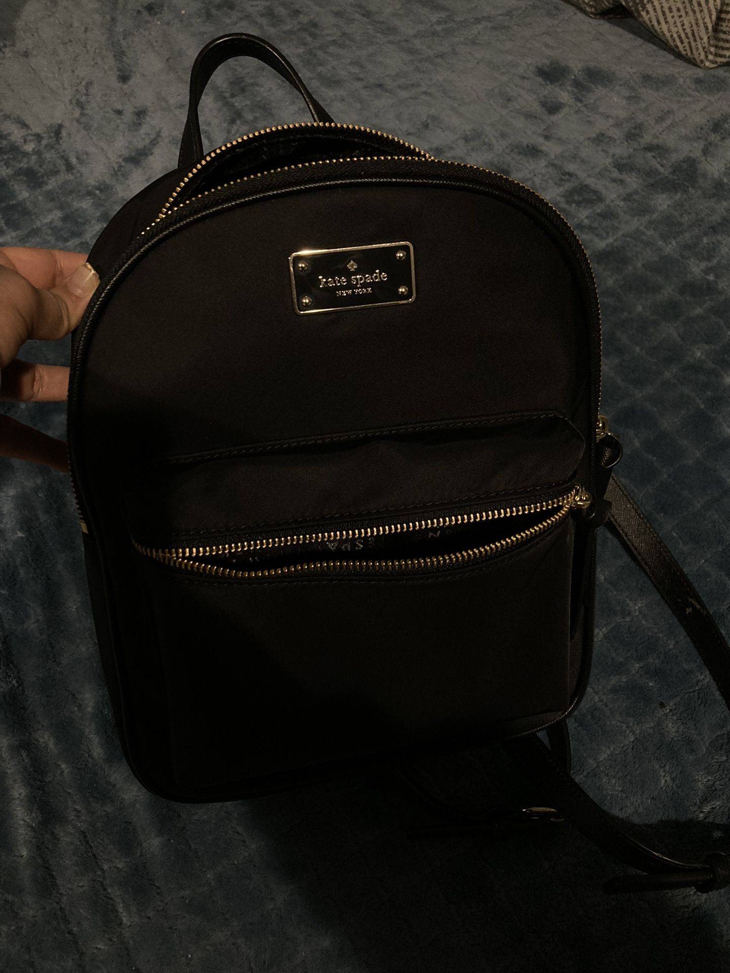 Kate Spade Mini Black Backpack