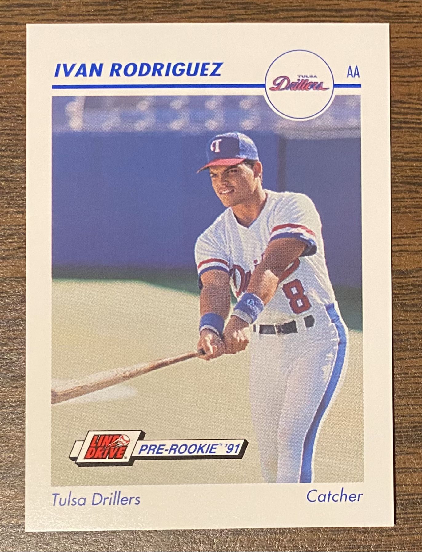LOT OF 3 IVAN “PUDGE” RODRIGUEZ 1991 MINOR LEAGUE ROOKIE BASEBALL CARDS HOF x 3