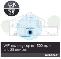 NETGEAR Modem & WiFi Router Combo C6250 - Compatible with all Cable Providers Thumbnail
