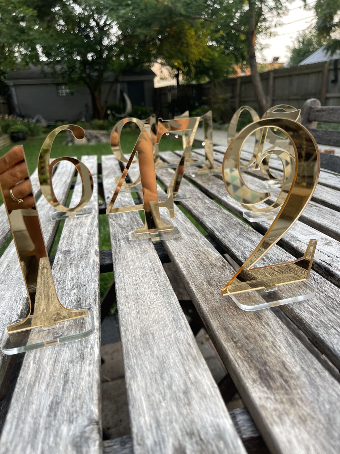 Wedding Table Numbers
