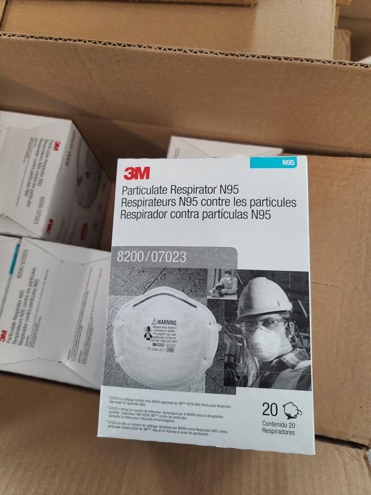 N95 NIOSH CERTIFIED FACE MASKS