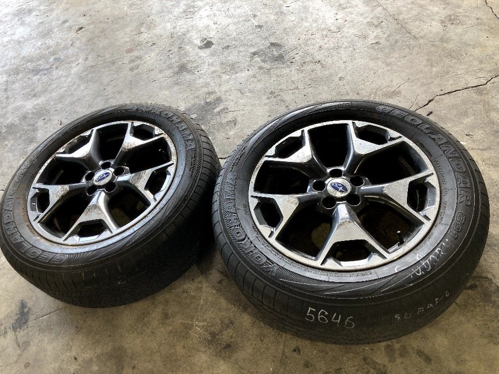 Rims And Tires 17" For 2018 Subaru Stock 05646