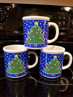 Marimekko Christmas Tree mugs - set of three Thumbnail