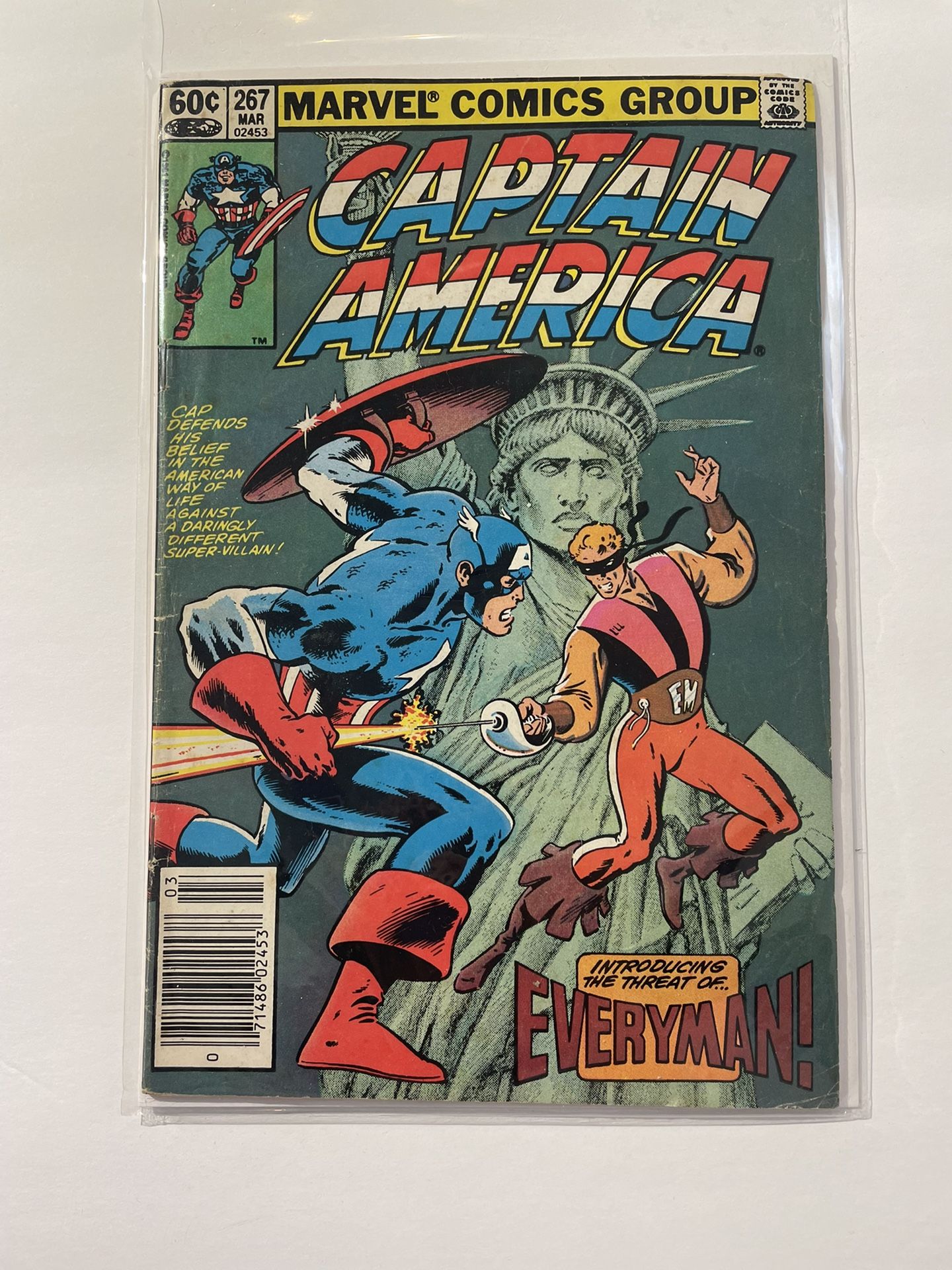 Captain America no. 267 Iron Man Avengers Everyman very good