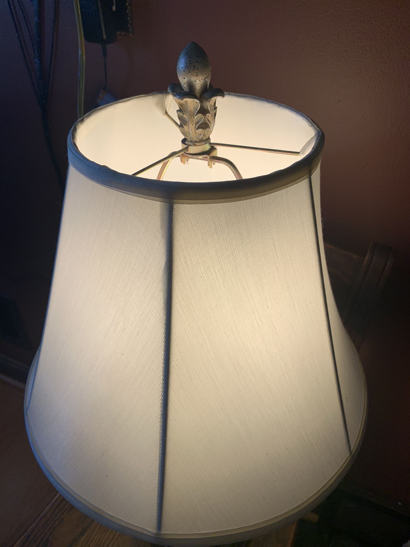 Brass Table Lamp with Shade