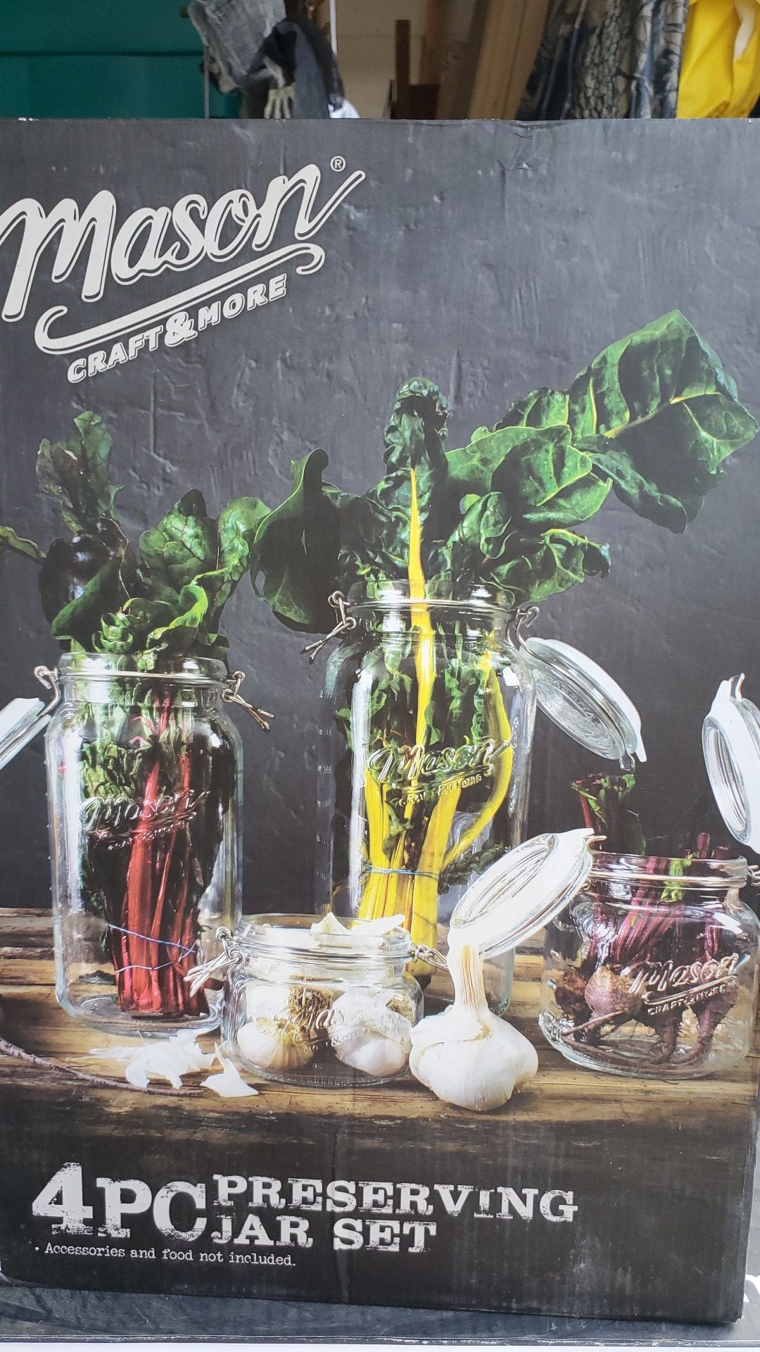 Mason 4Pc Preserving Jar Set