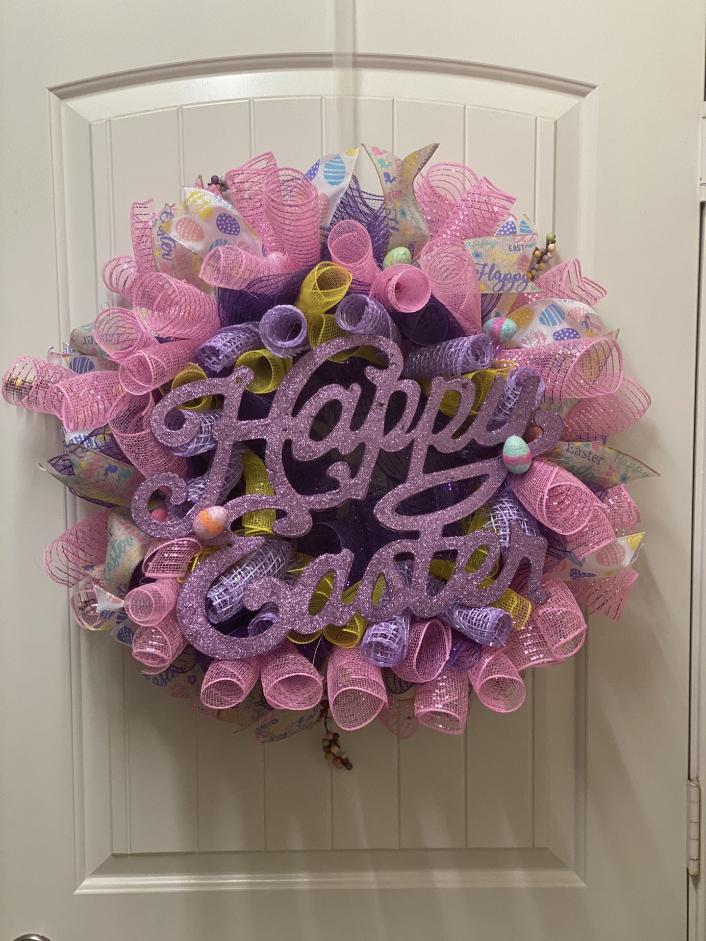 18’ Easter Deco Mesh Wreath