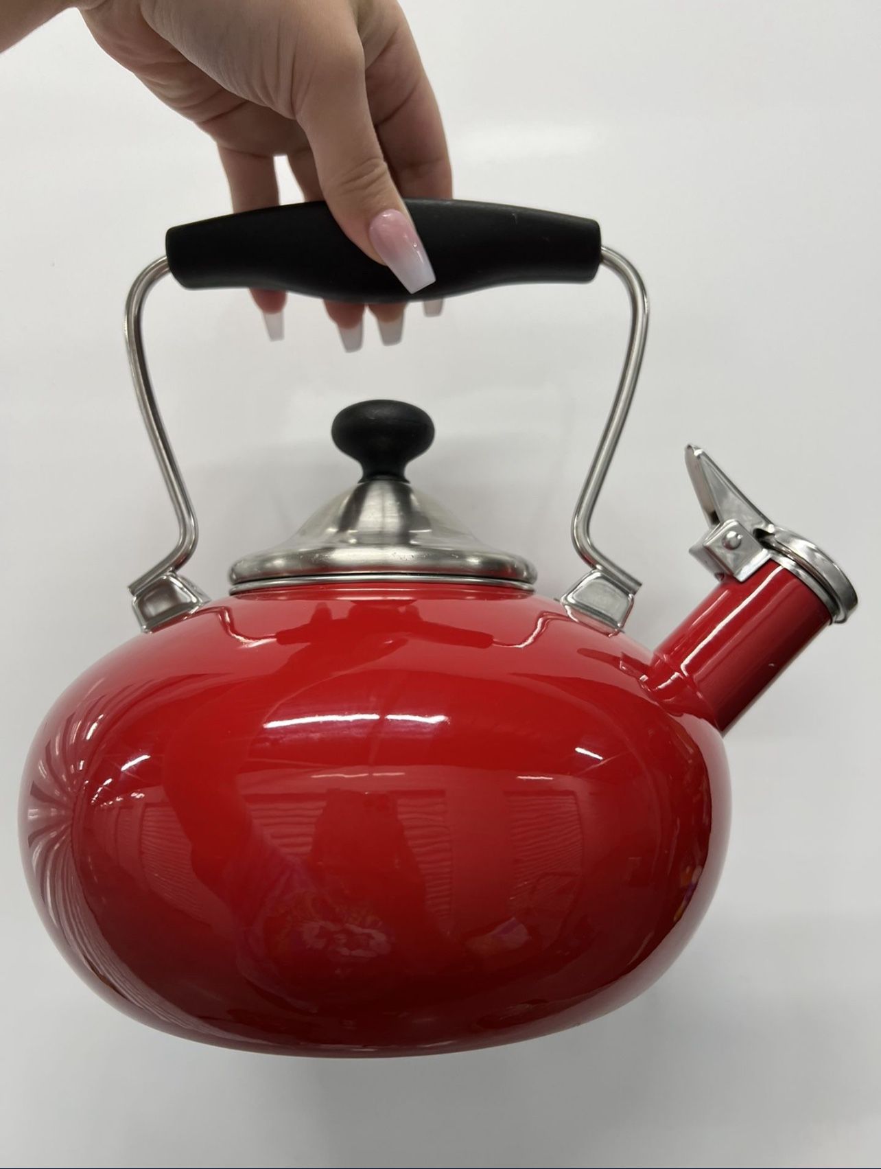 Chantel Brand Retro Red Tea Kettle /teapot
