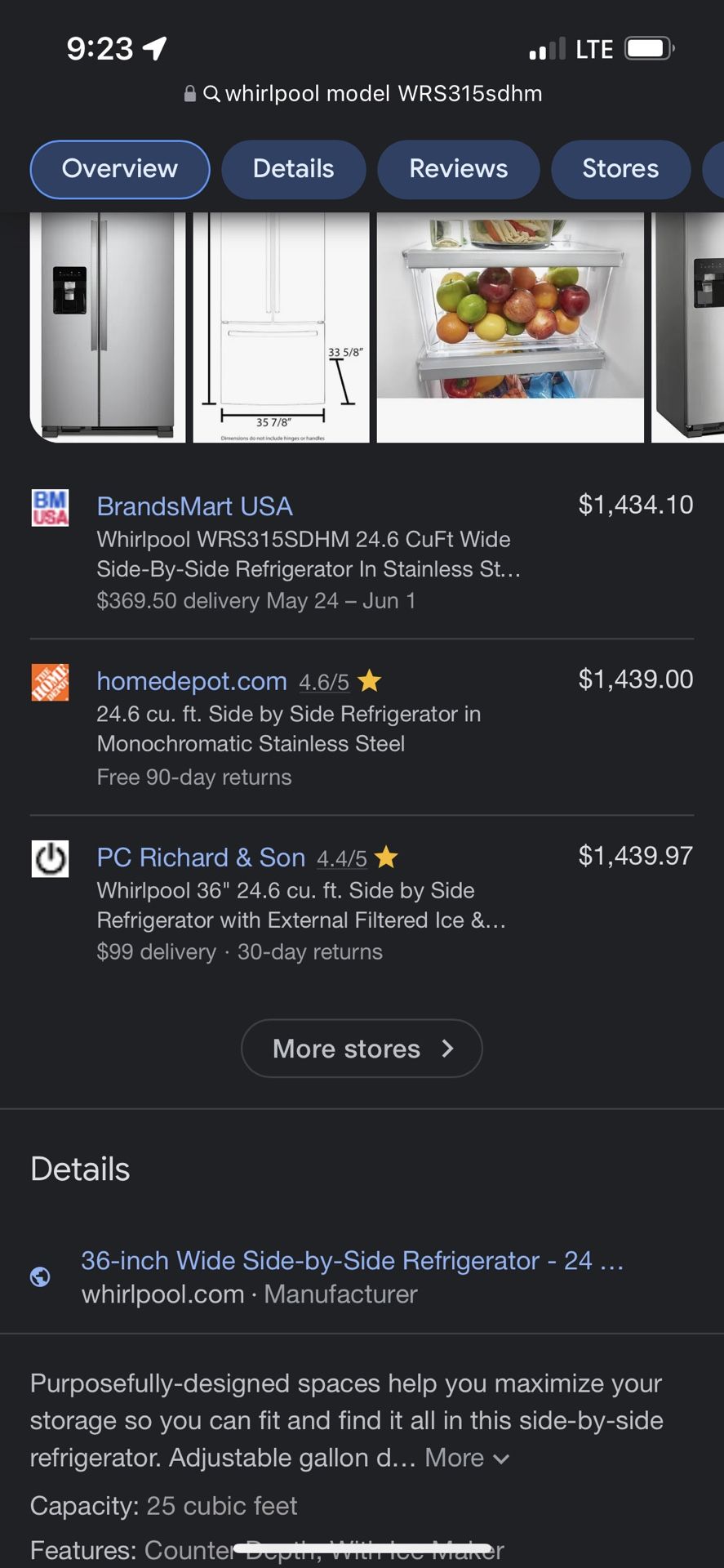 Whirlpool Refrigerator