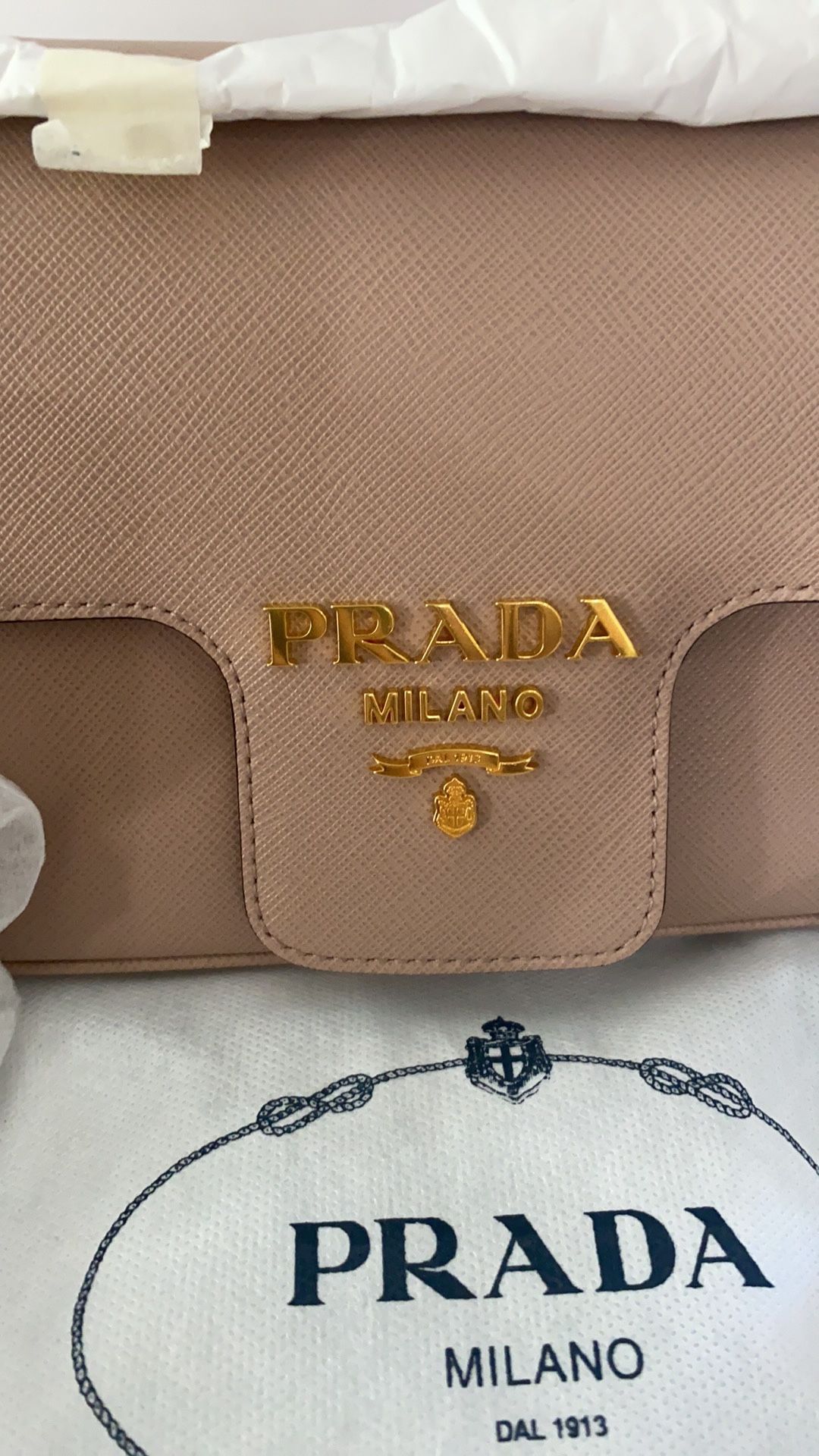 Prada Pattina Saffiano 1 Crossbody Bag