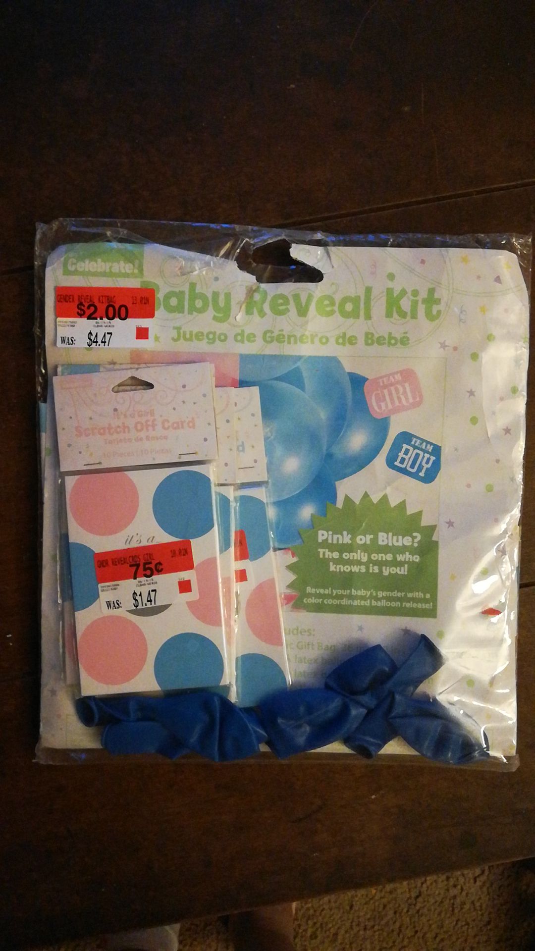 Gender reveal party supplies