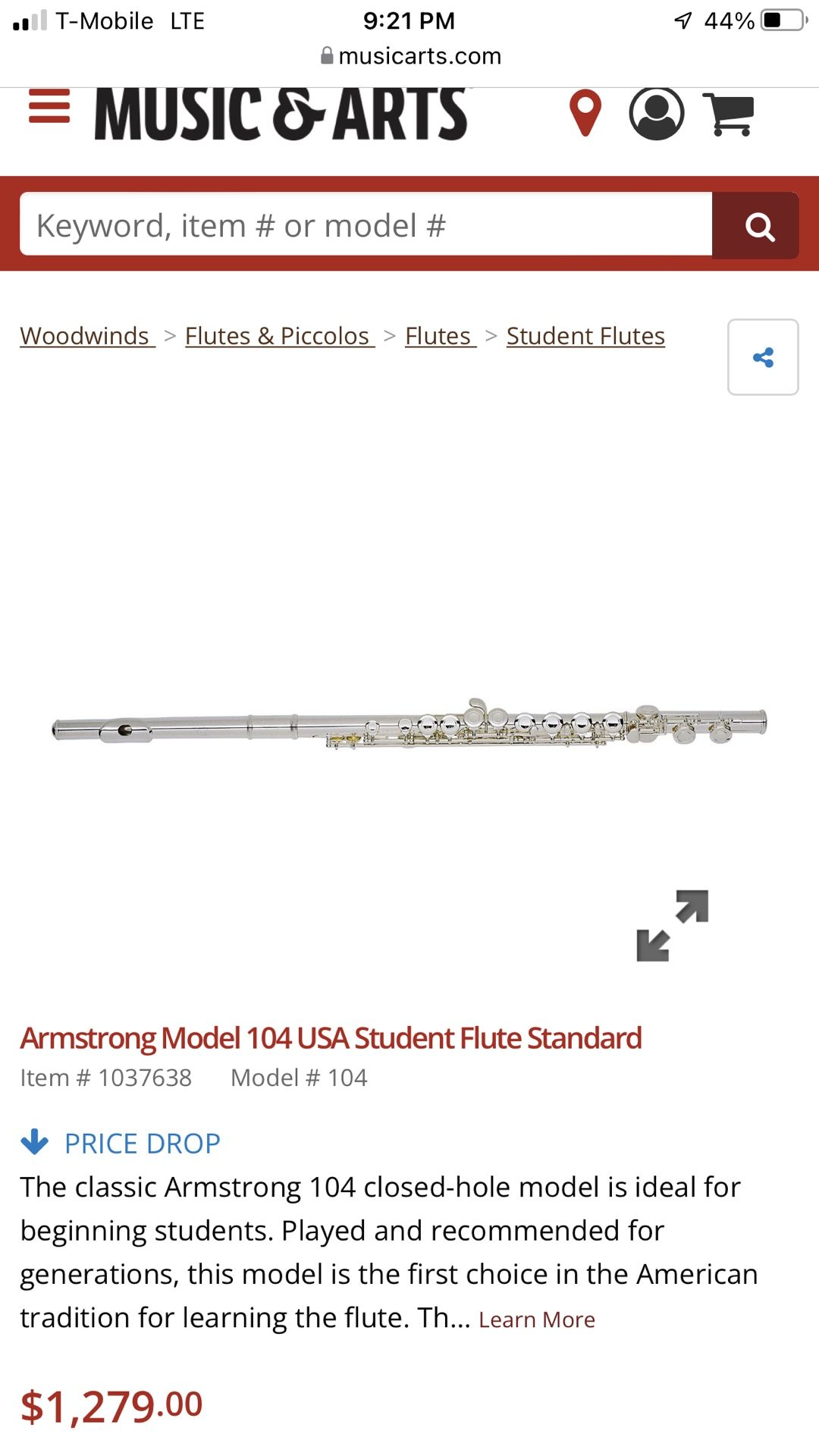 Very Good Condition FLUTE