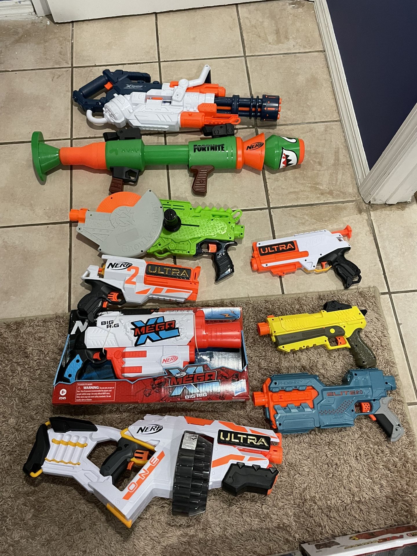 Nerf Gun Lot
