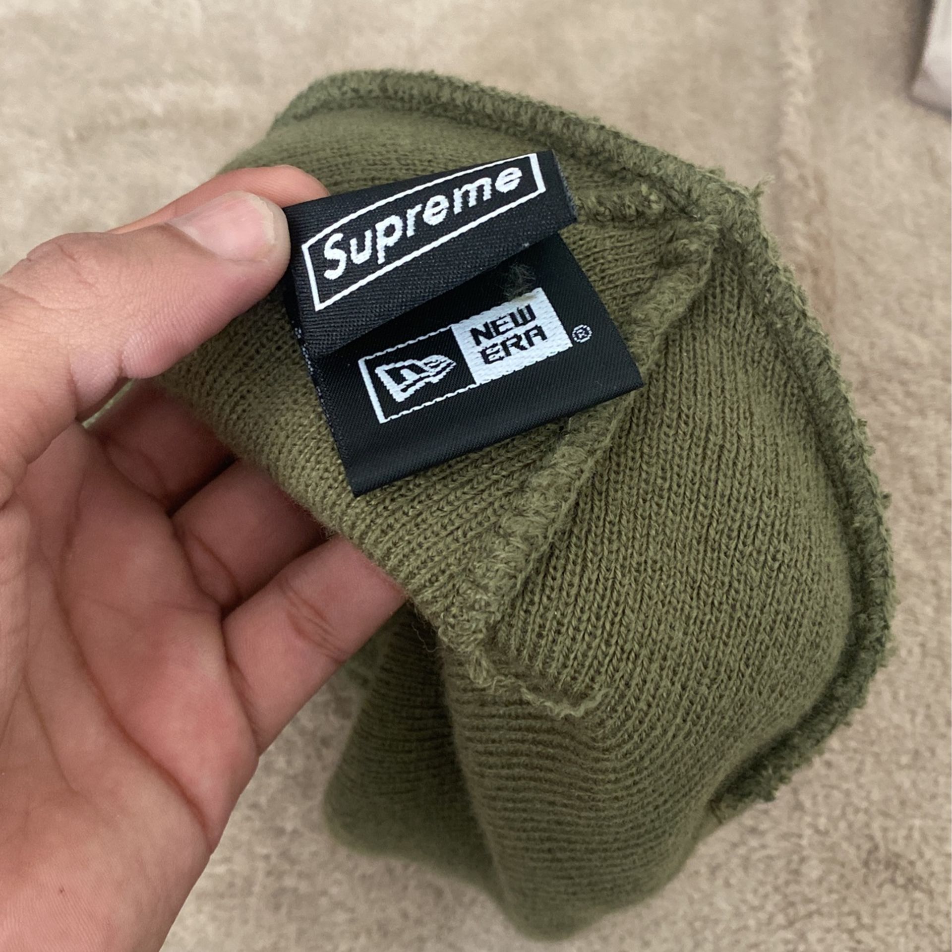 Supreme beanie Forrest green