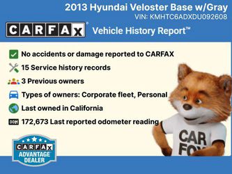2013 Hyundai Veloster Thumbnail