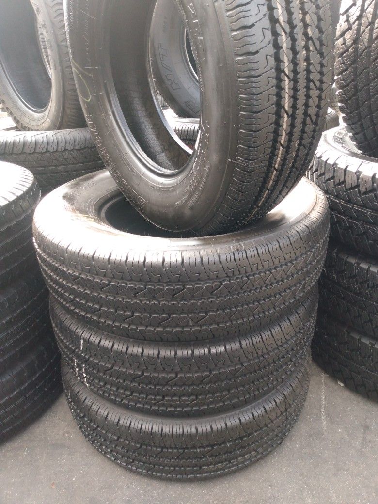 LT245/75R16 SET OF BRIDGESTONE DUELER SEMINEW