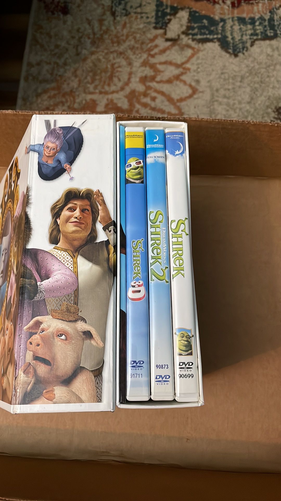 Shrek DVDs
