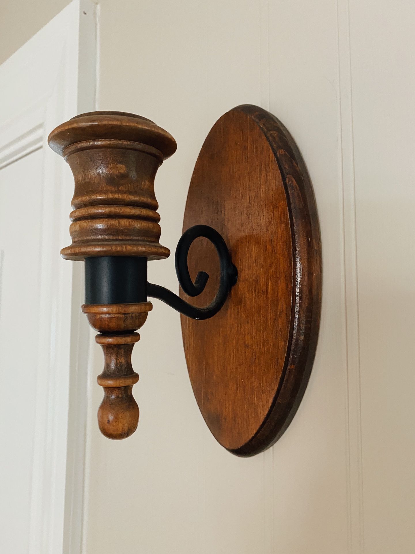 Wooden Taper Candle Holders