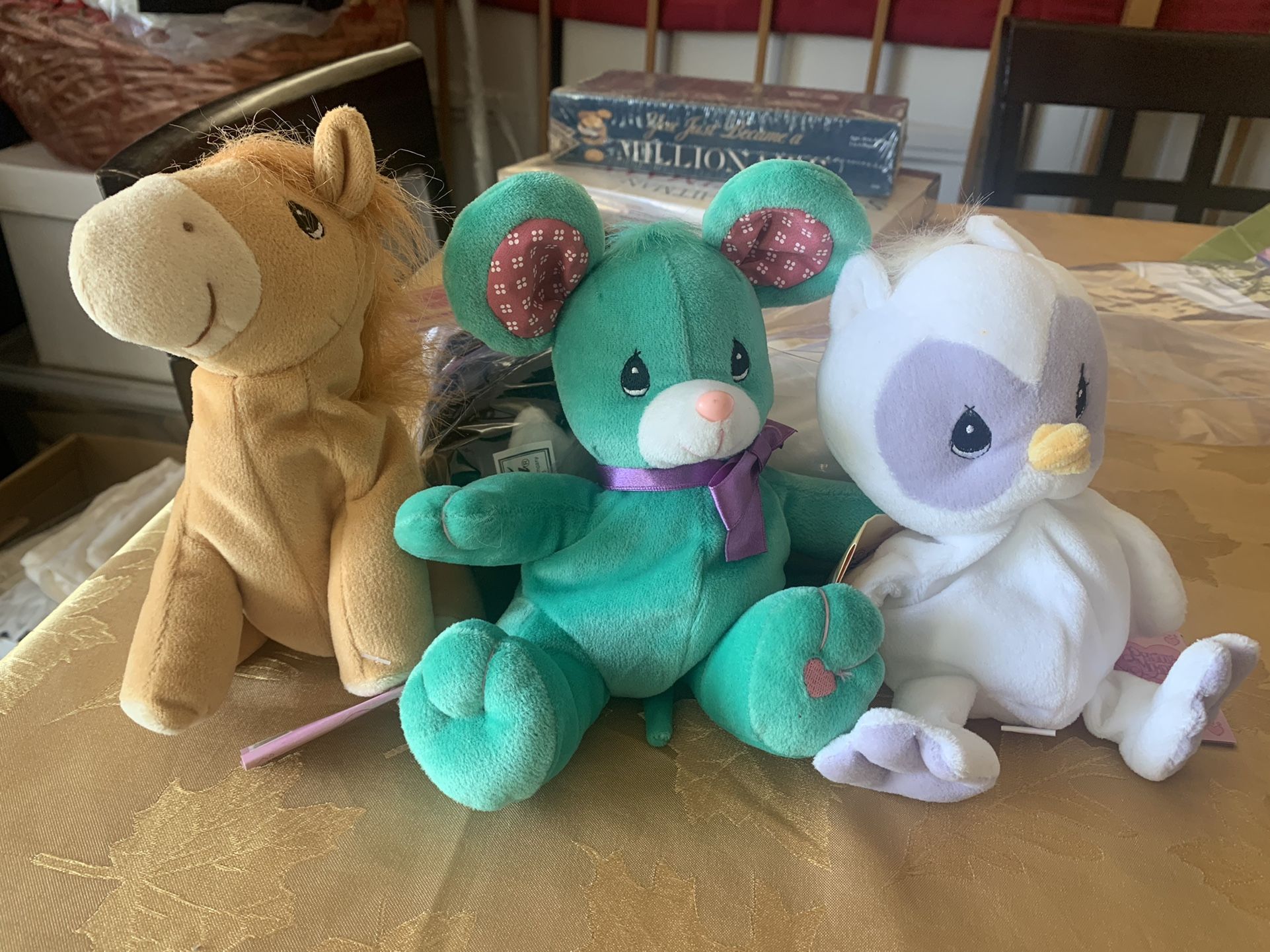 Precious moments beanie Babies: 3