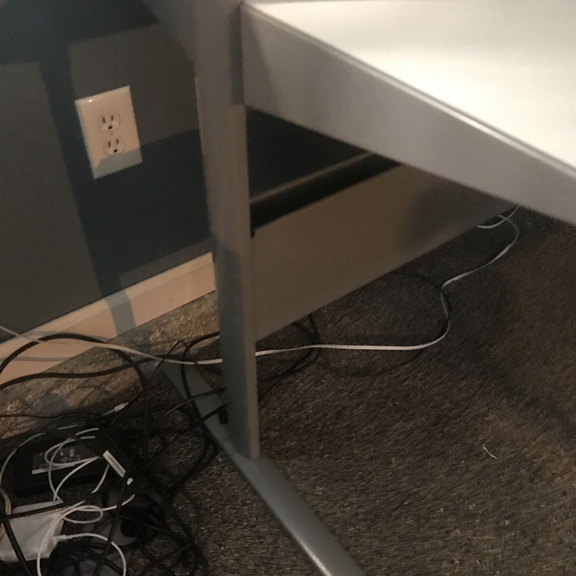 Metal Desk  In Good Condition 