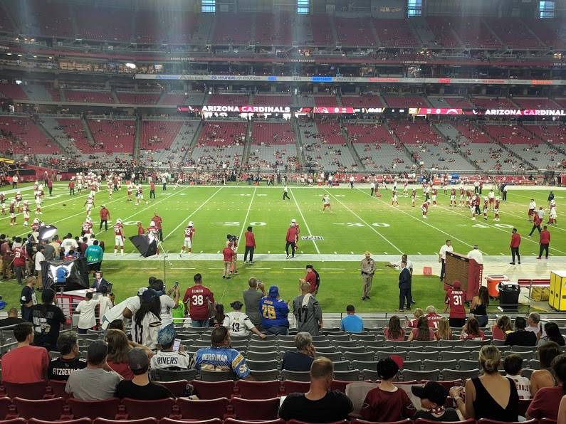 33 Los Angeles Chargers Arizona Cardinals Lower Level Tickets