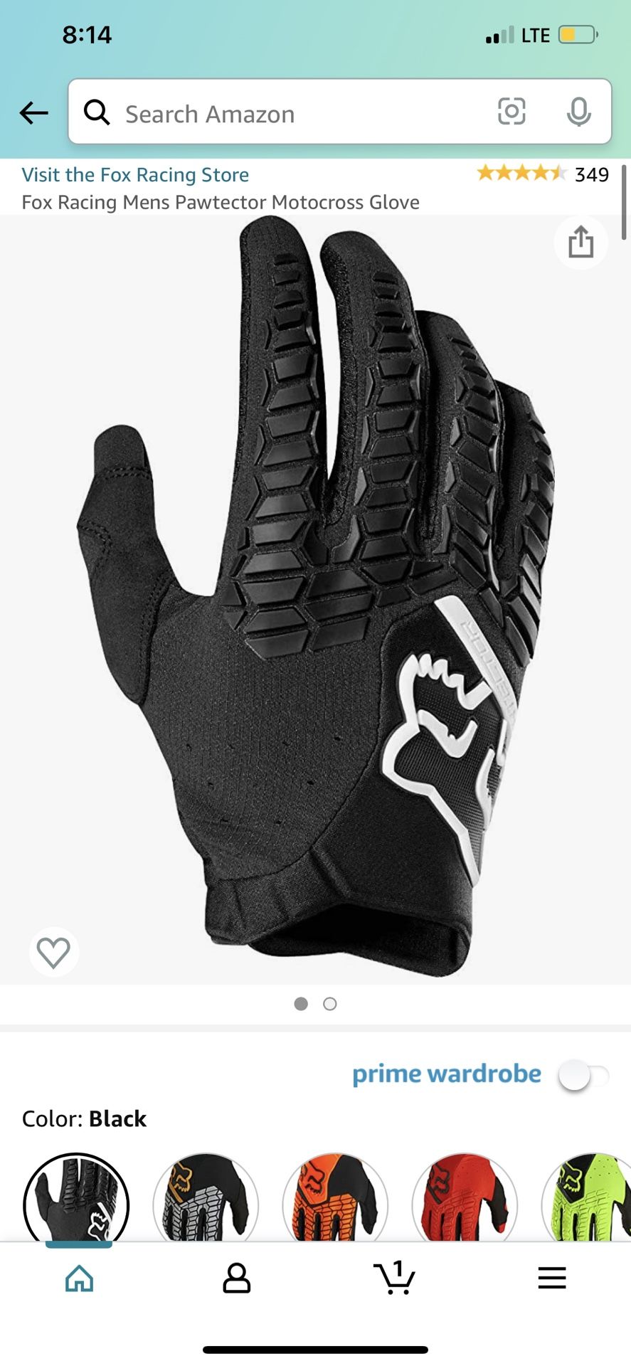 Fox Gloves MTB Glove Motorcross Gloves