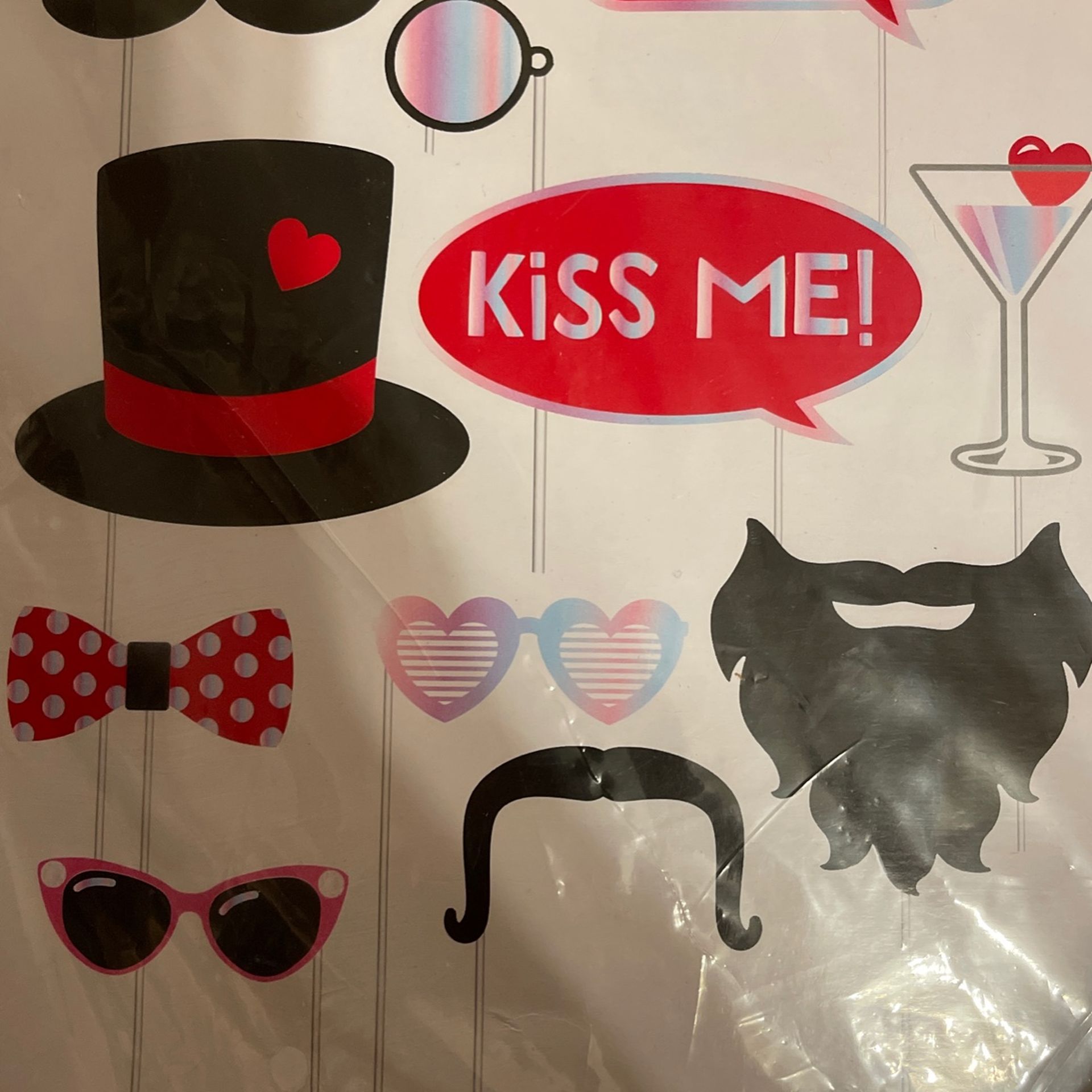 Photo Booth Paper Props.