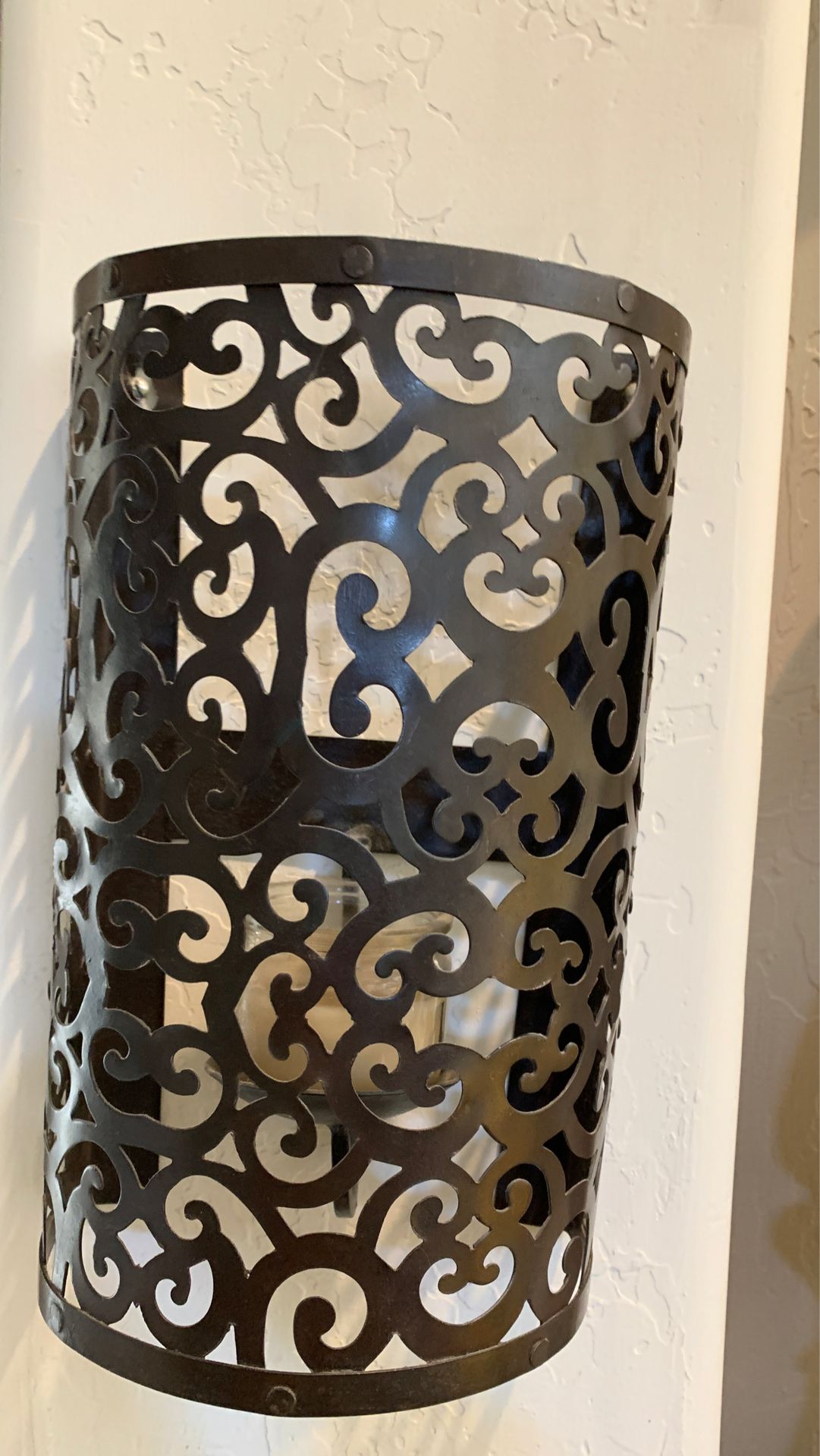Pier One metal wall sconces (2)