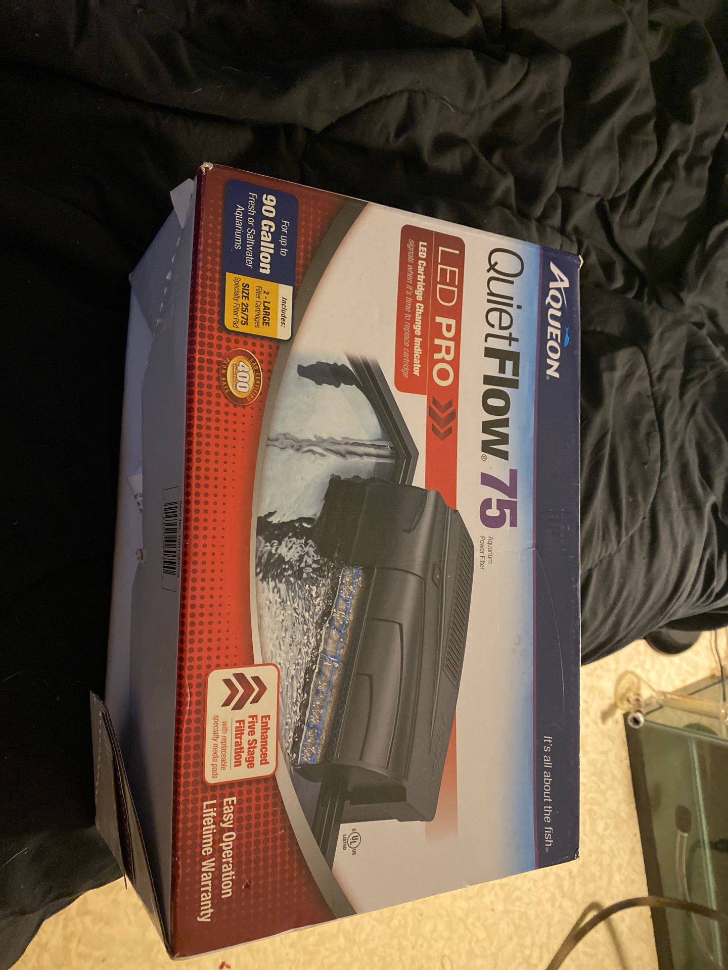 55 gallon tank with filter and accessories